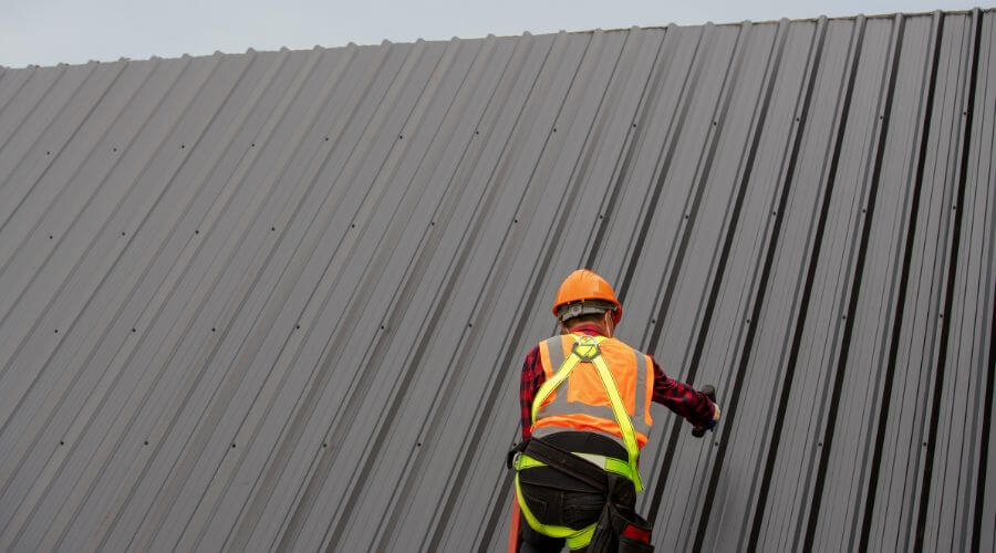 Professional metal roof installation services in Clayton, KS